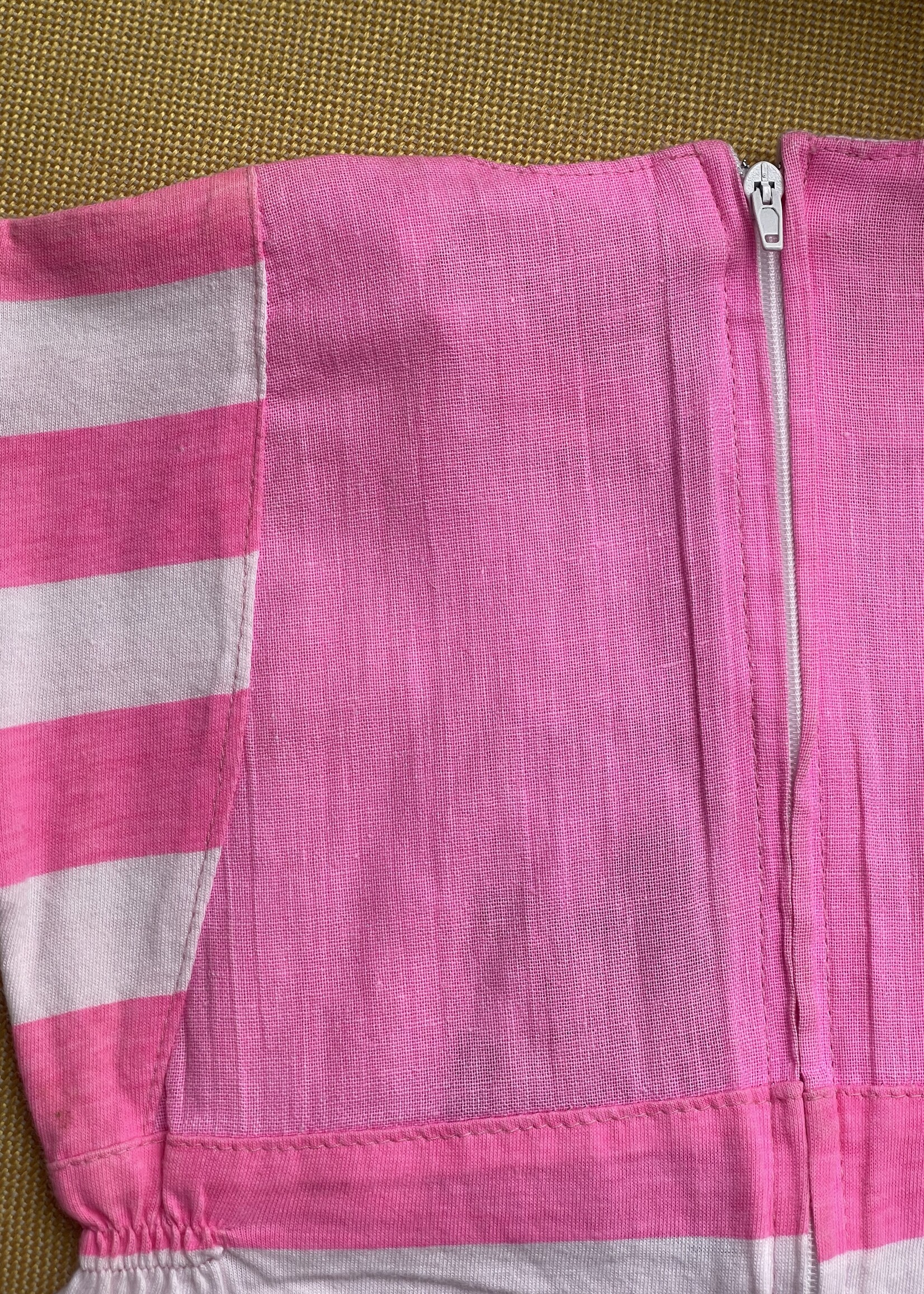 Vintage Pink Bob the Cat Playsuit 6m