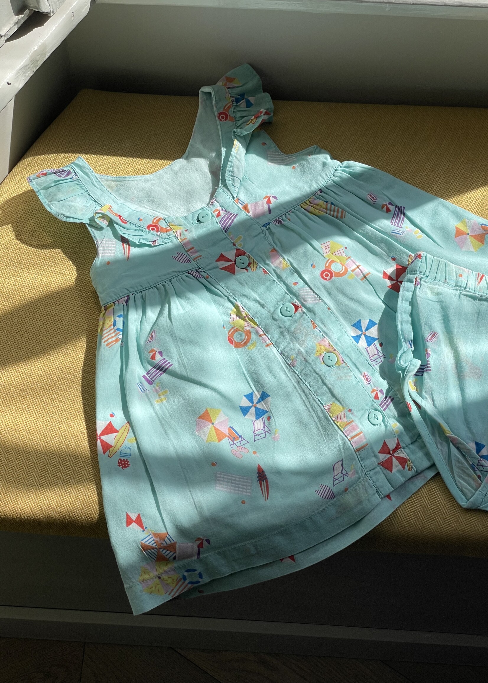 Retro Turquoise Beach Set 0-3m