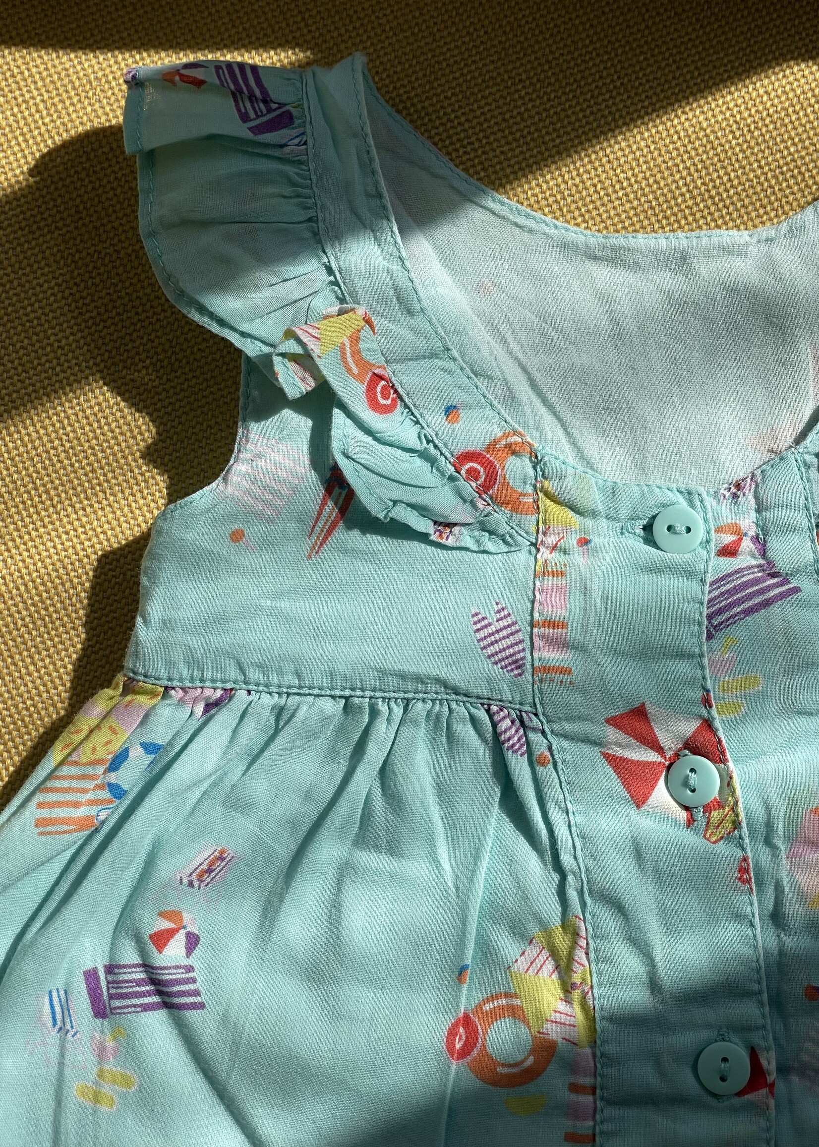 Retro Turquoise Beach Set 0-3m