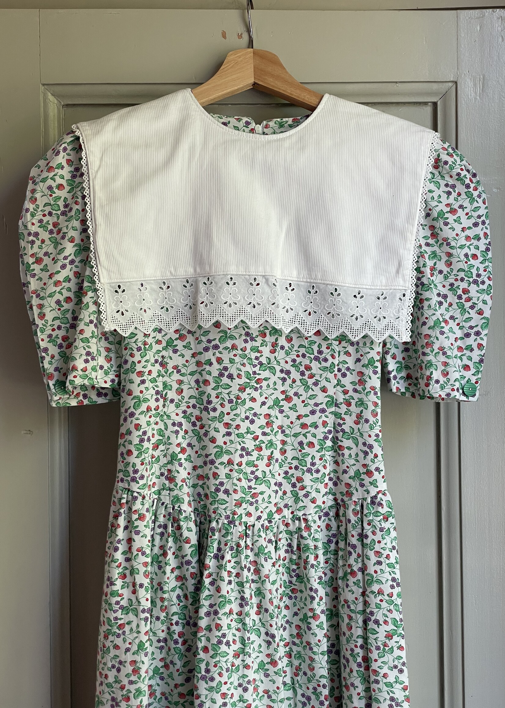 Handmade Strawberry Dress 12y