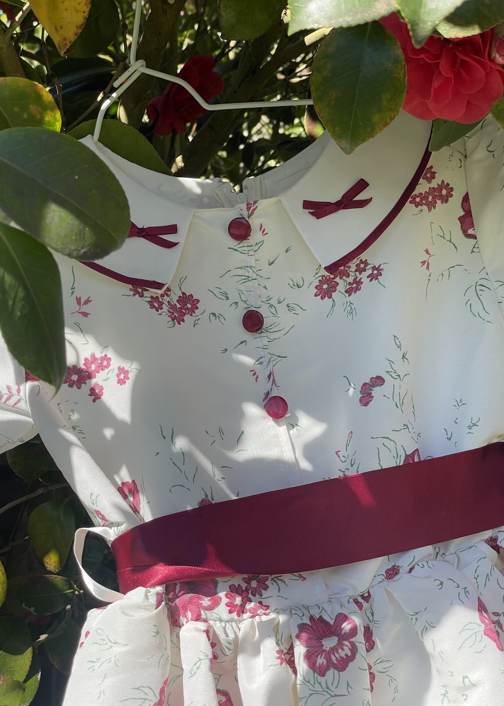 Vintage Roses Petticoat Dress 6y