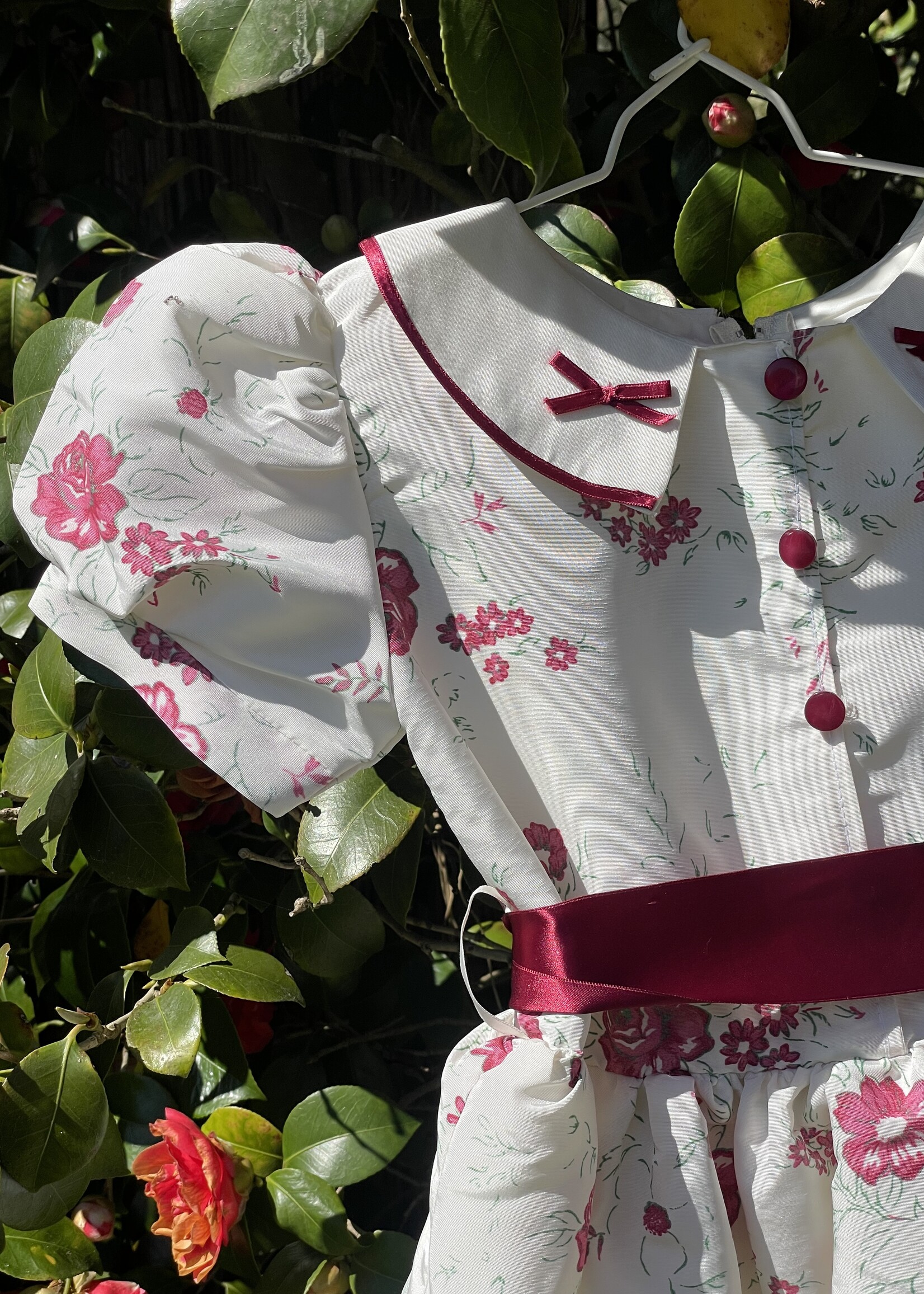 Vintage Roses Petticoat Dress 6y