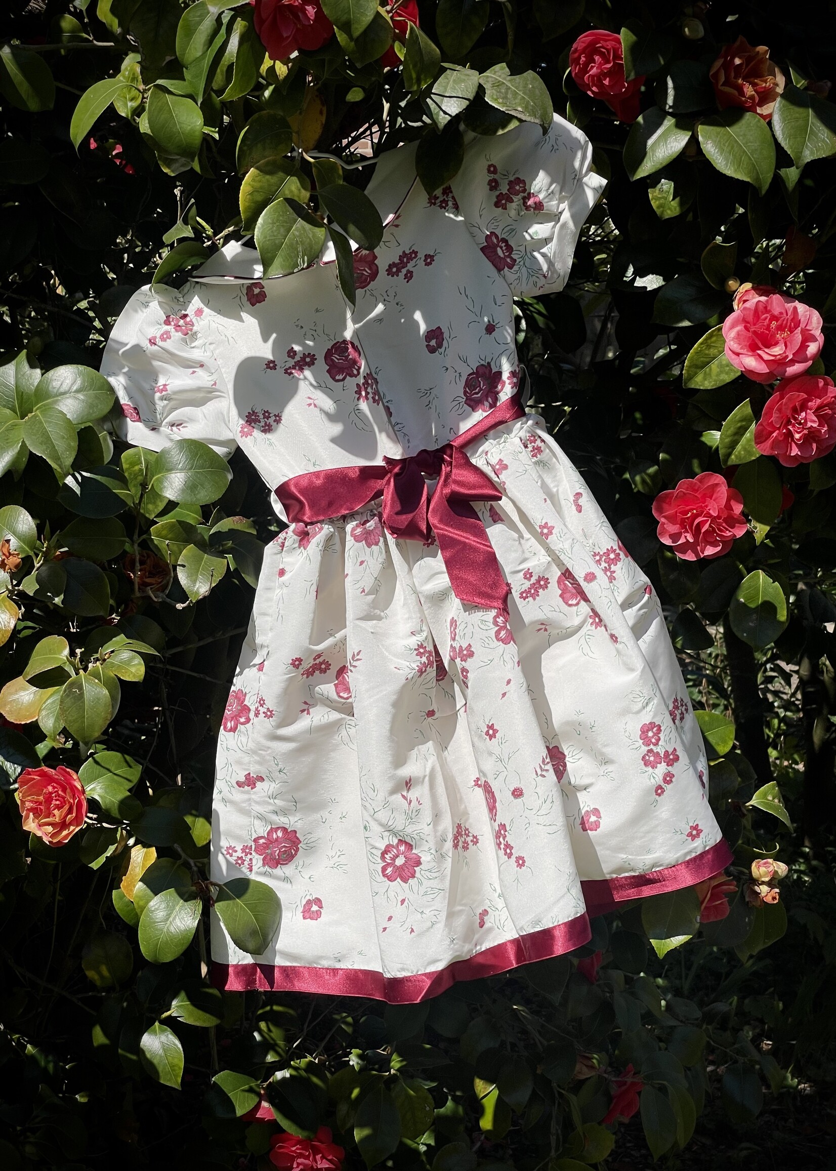 Vintage Roses Petticoat Dress 6y