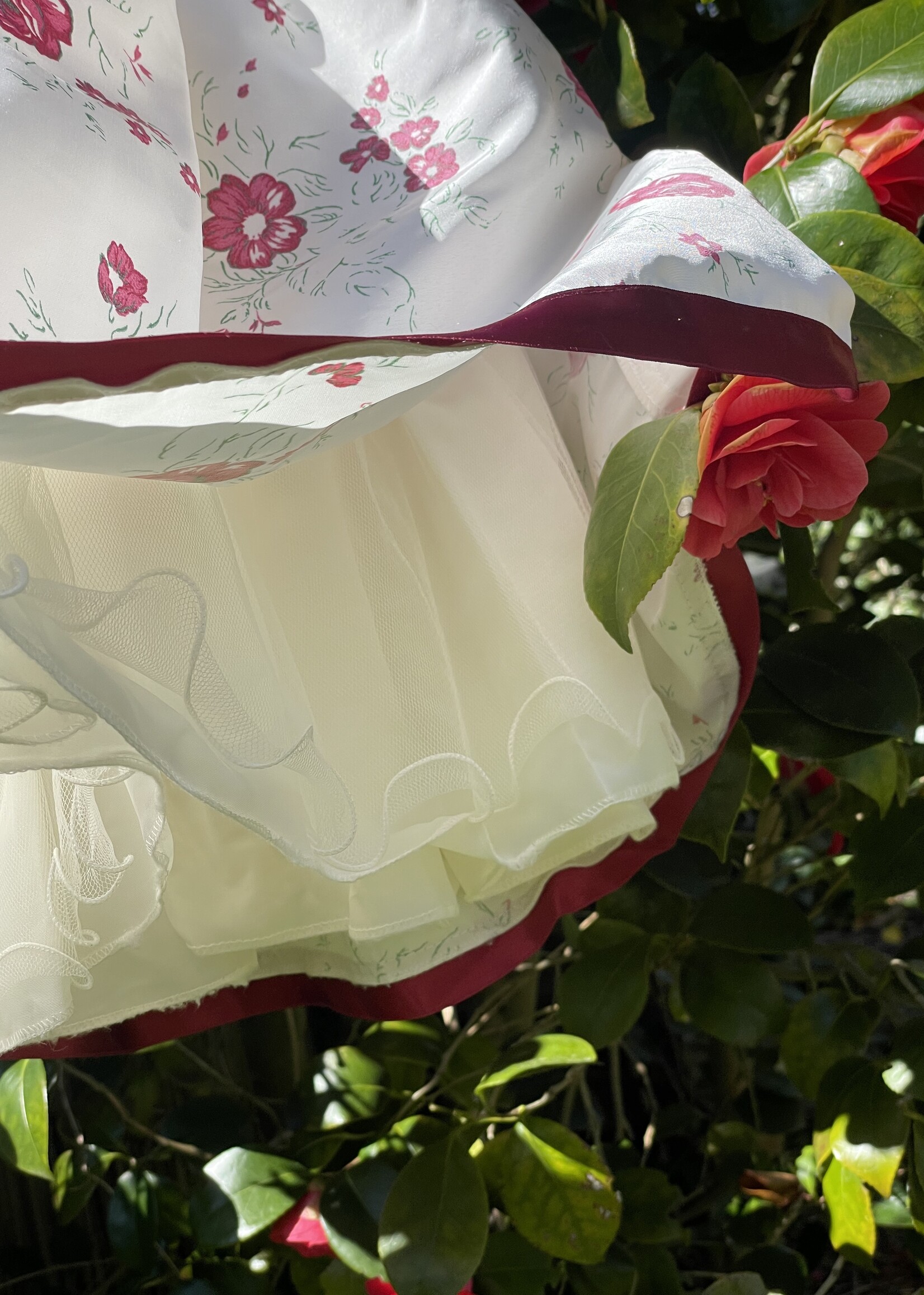 Vintage Roses Petticoat Dress 6y