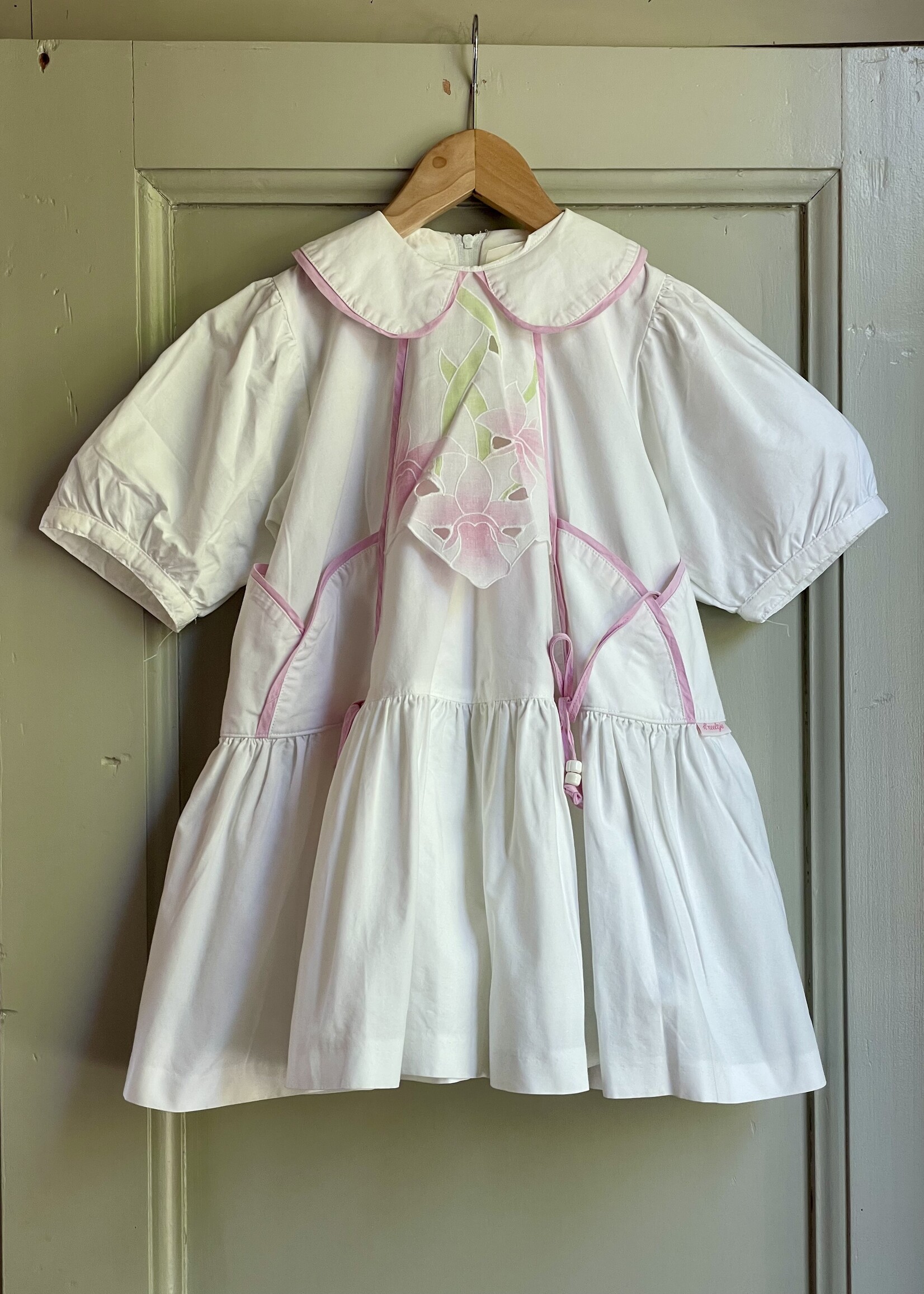 K'neeltje White Wide Dress 4y
