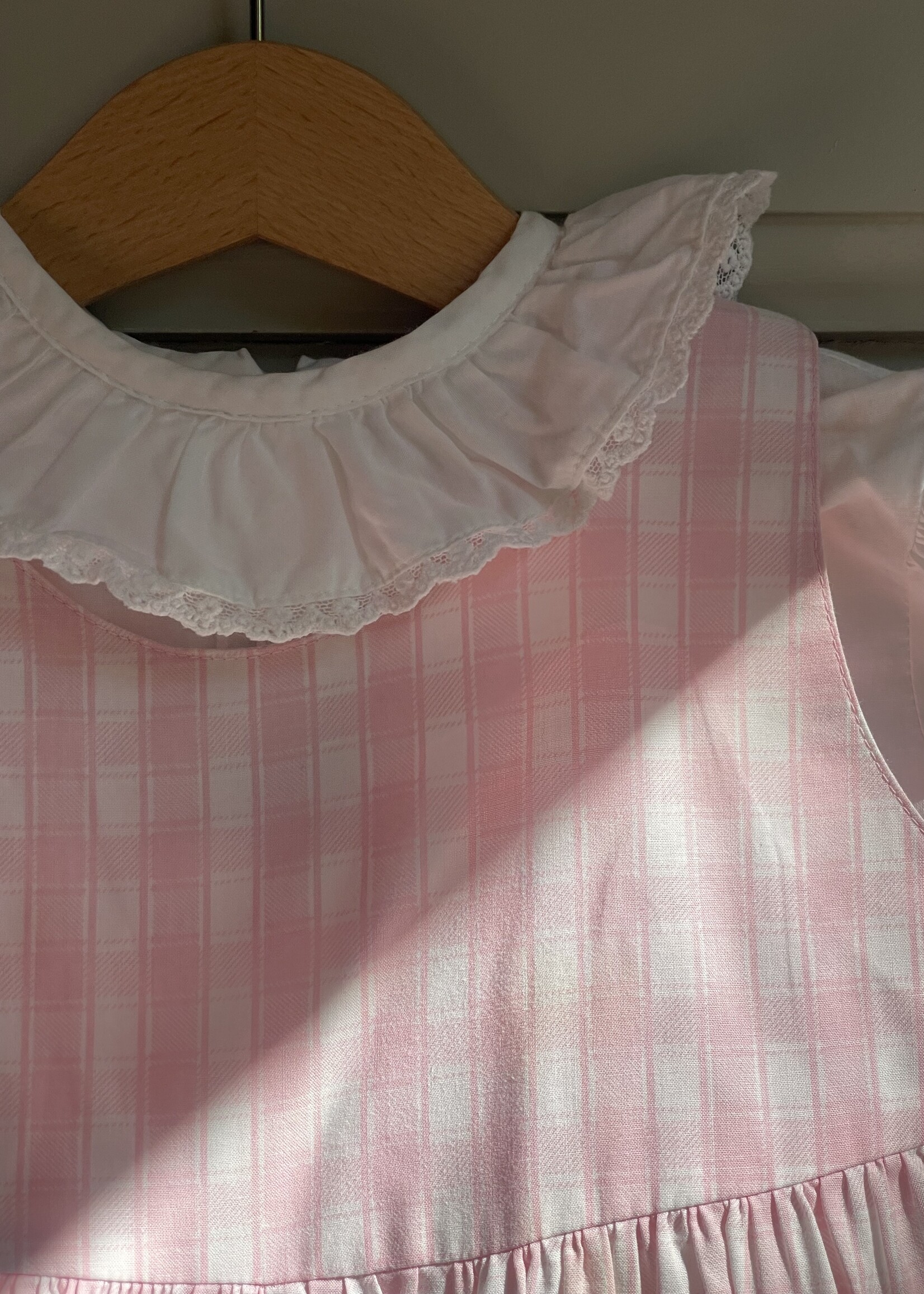 Laura Ashley Pink Puffy Checked Set 2-3y