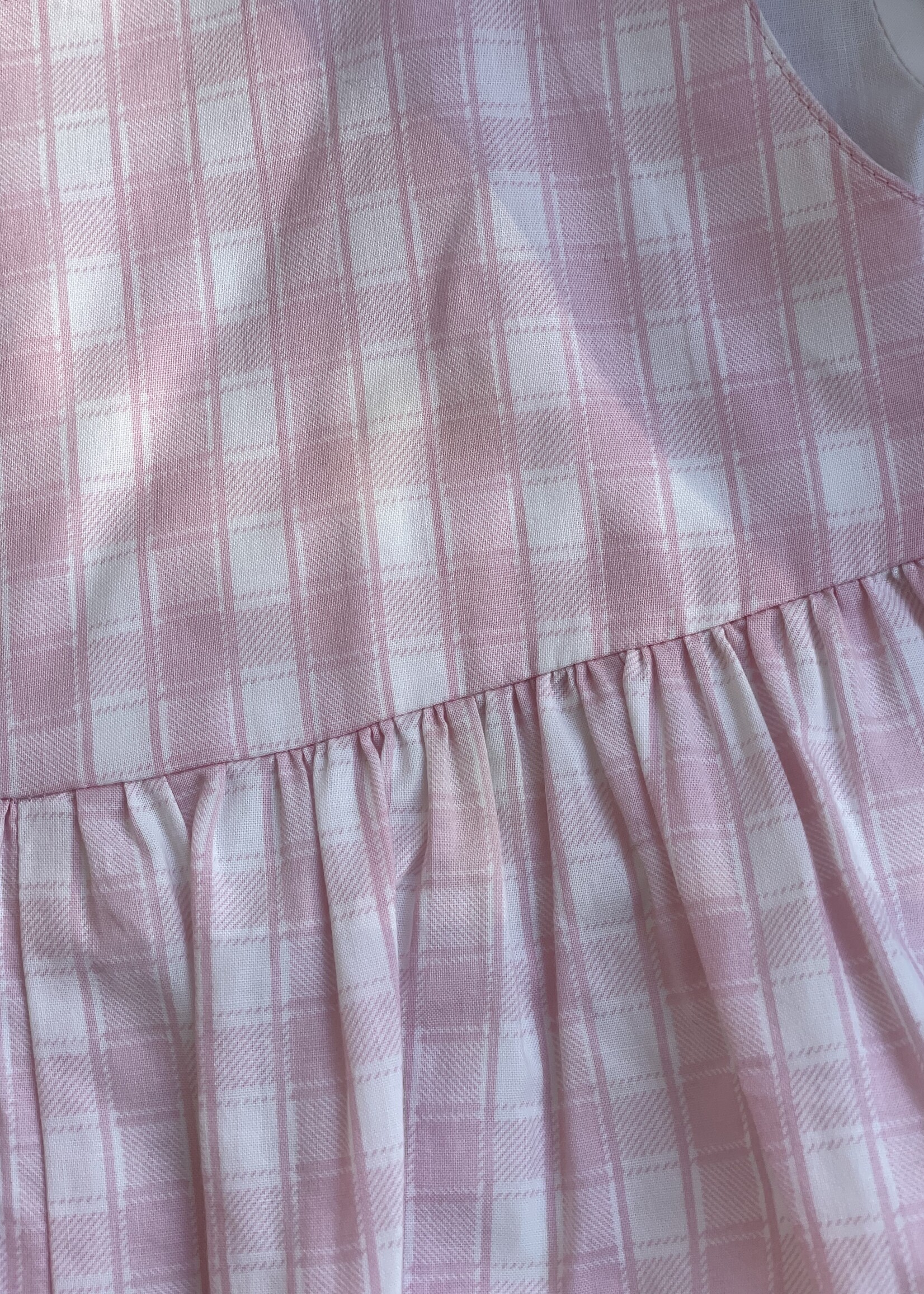 Laura Ashley Pink Puffy Checked Set 2-3y