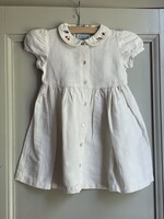 Vintage Fruity Linen Dress 18m