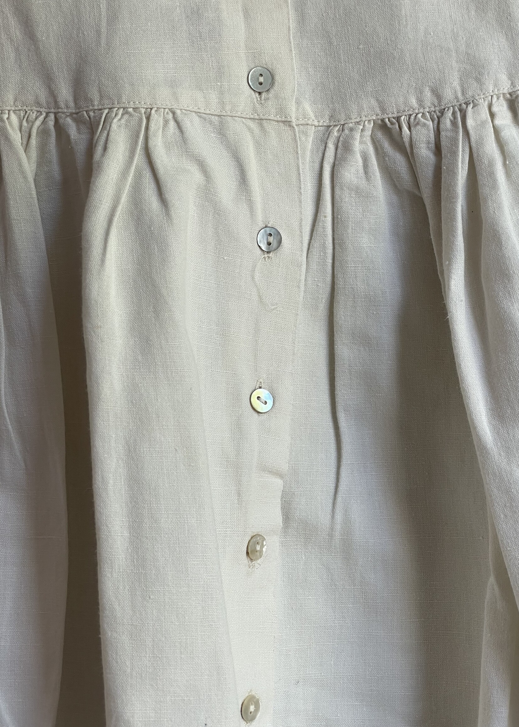 Vintage Fruity Linen Dress 18m