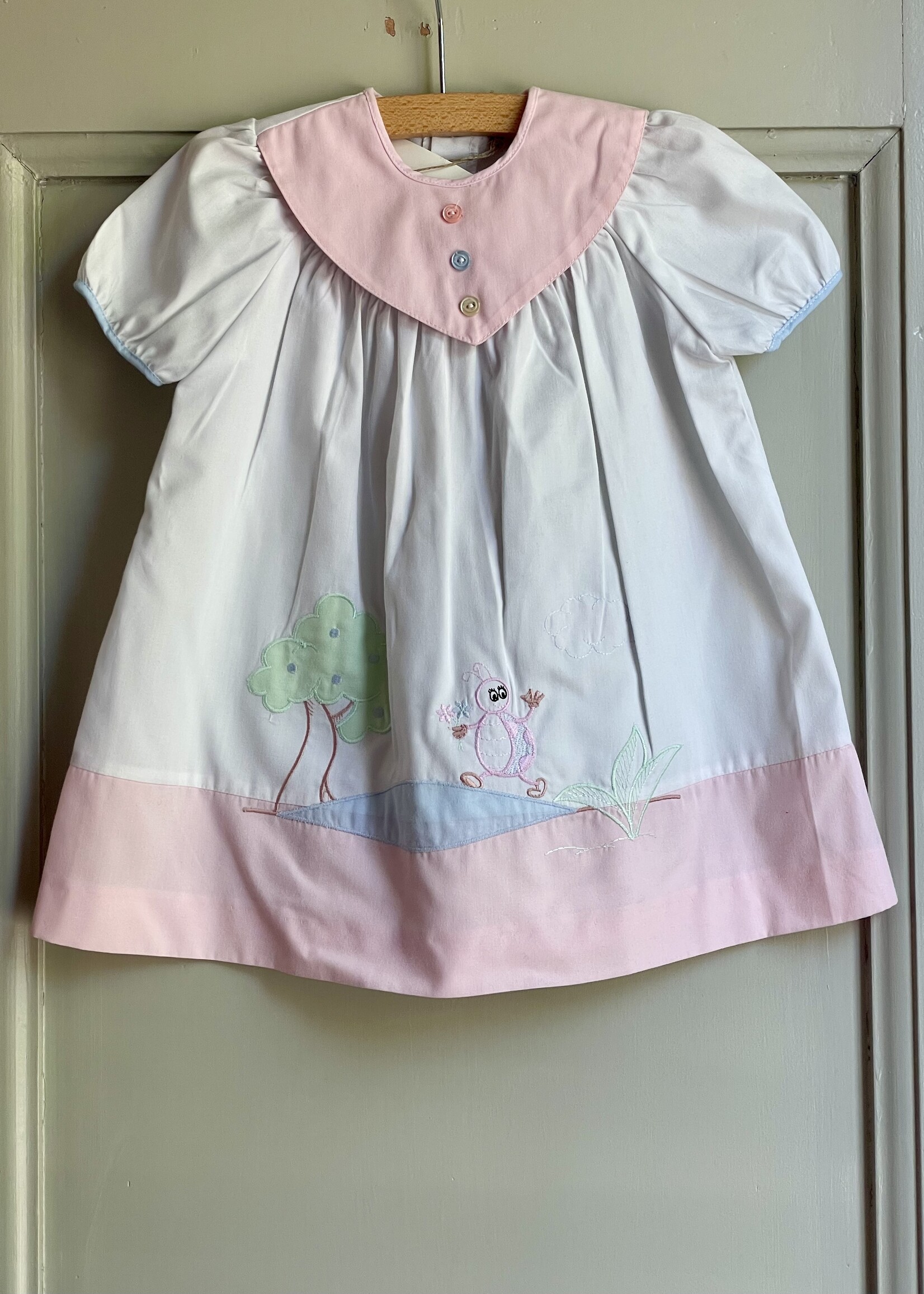 Vintage Ladybug Dress 12m