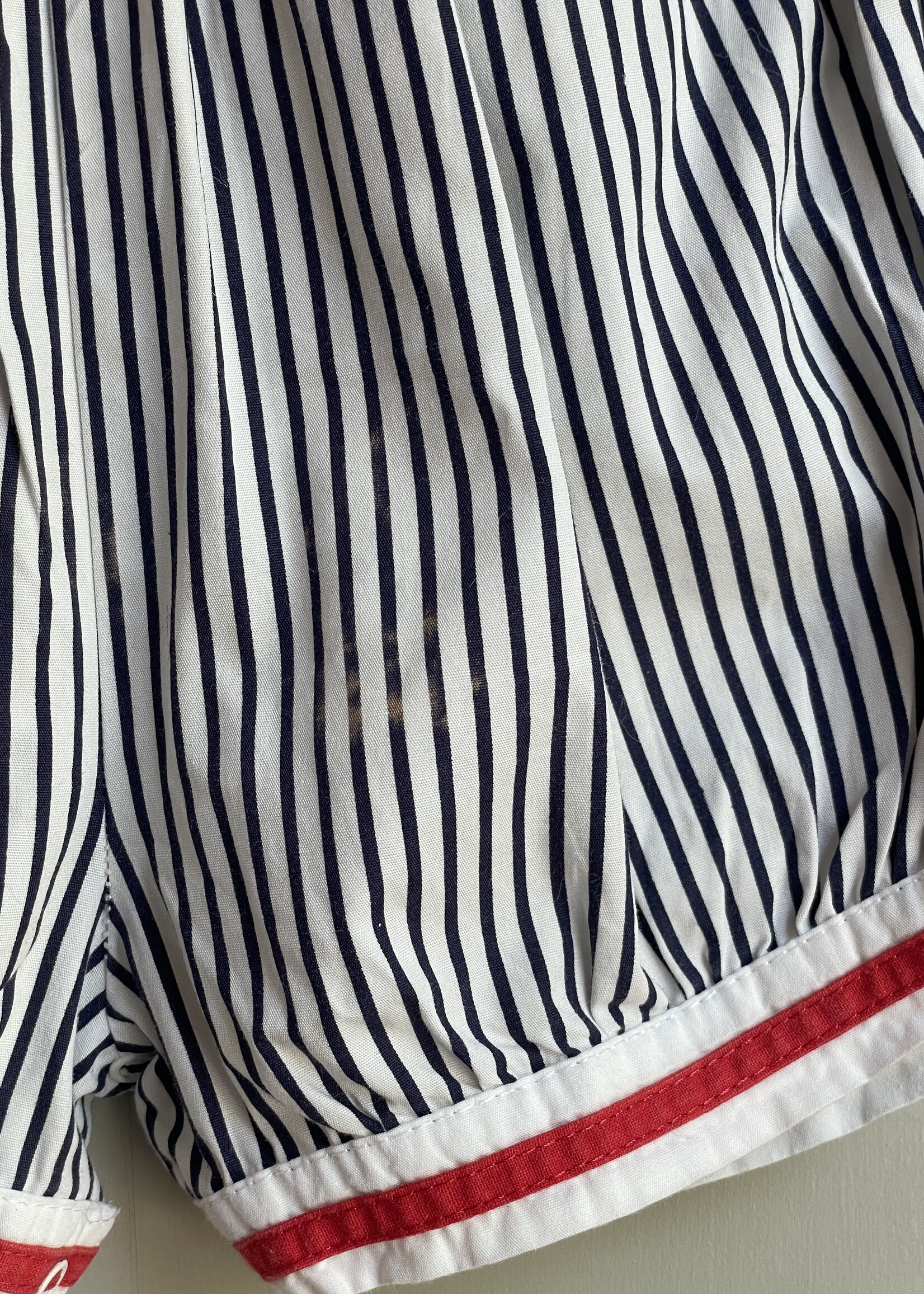 Vintage Striped Sailor Playsuit 9m