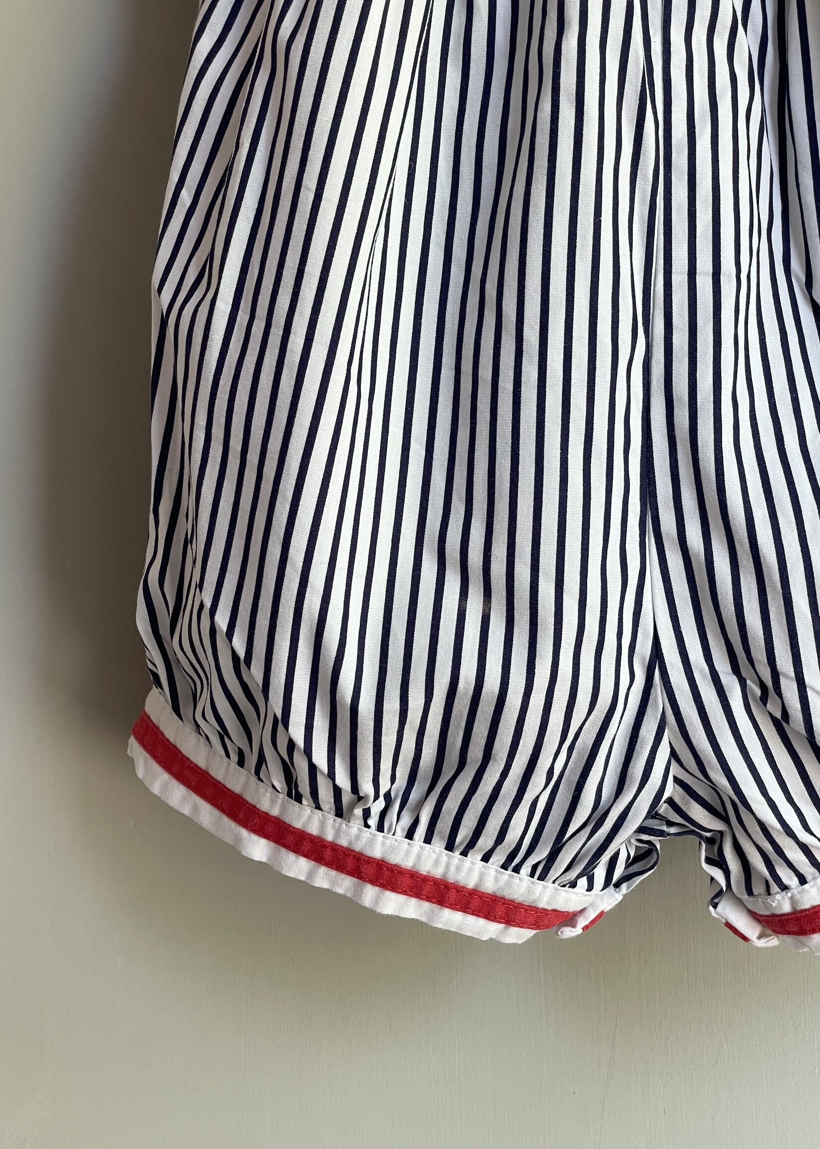 Vintage Striped Sailor Playsuit 9m