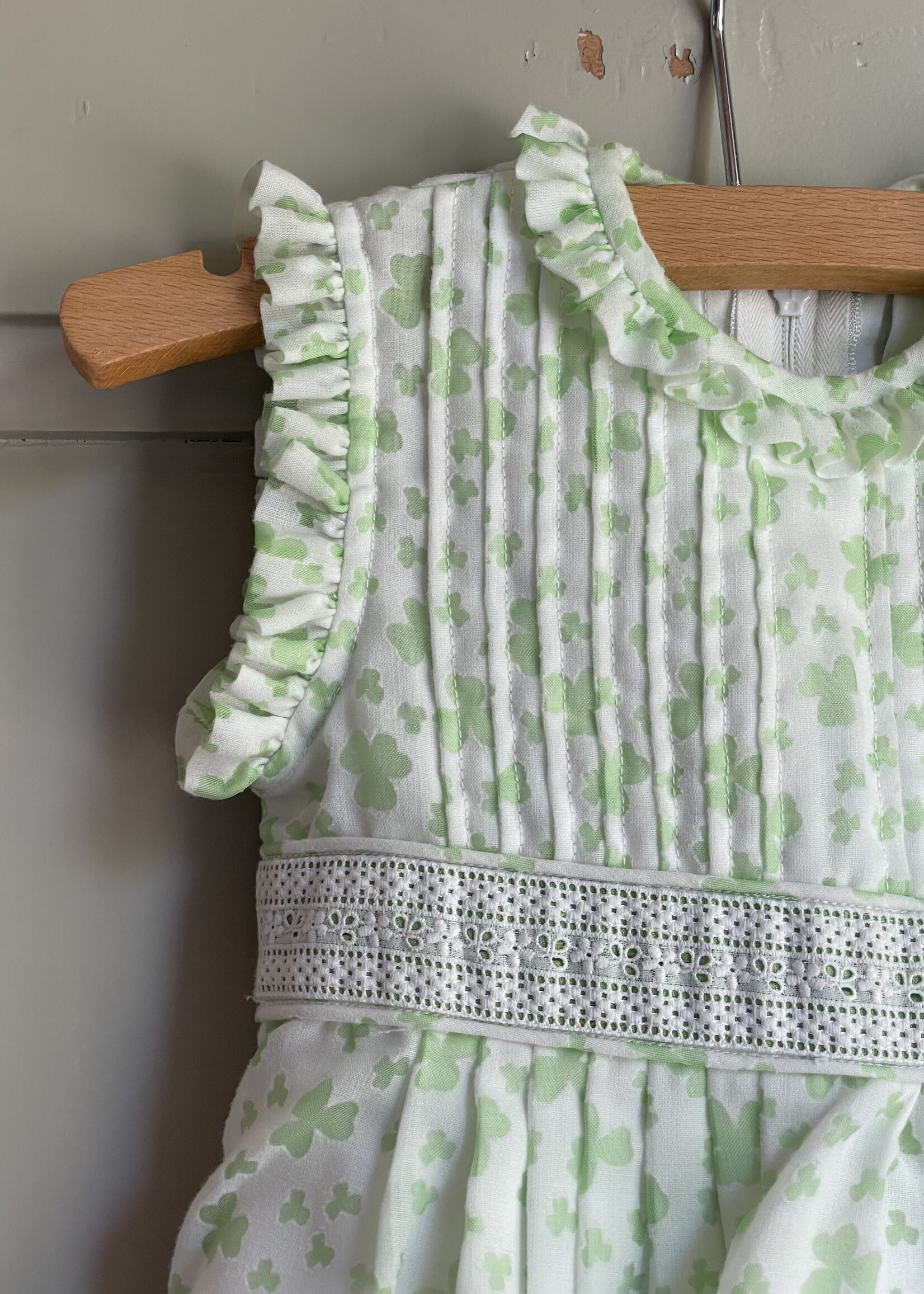 Handmade Lined Clover Dress 9m