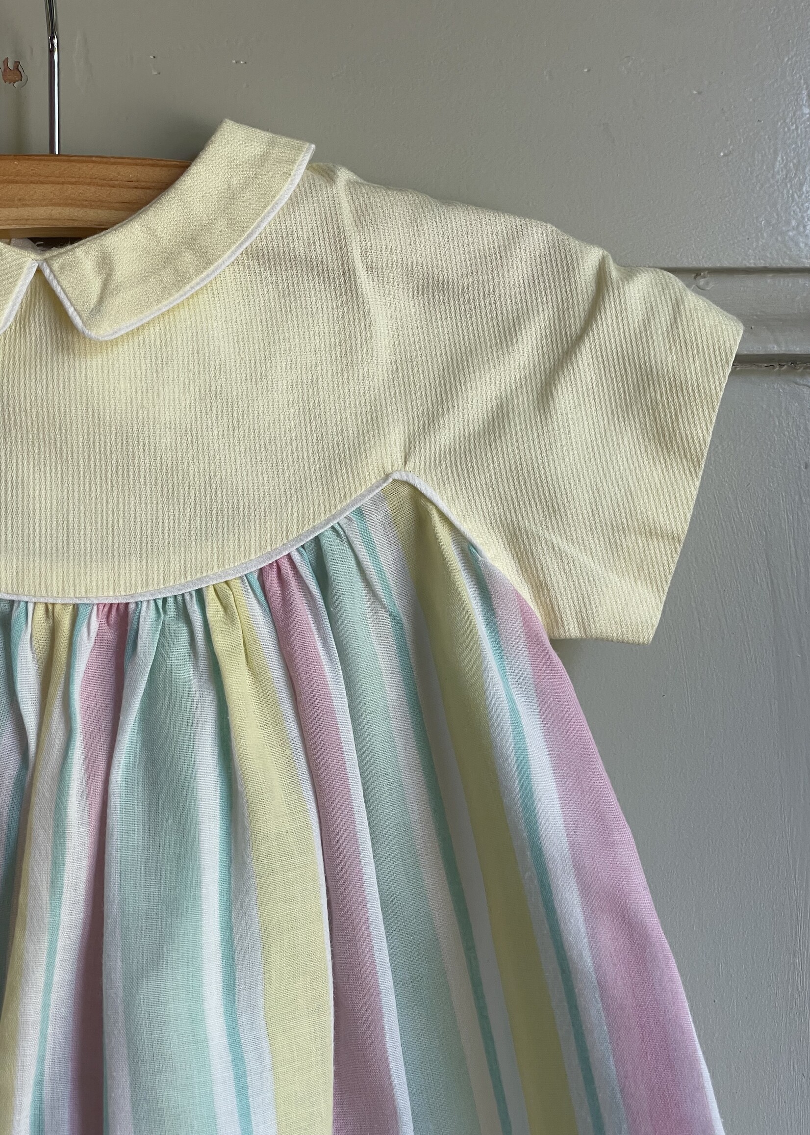 Vintage Striped Candy Dress 9m