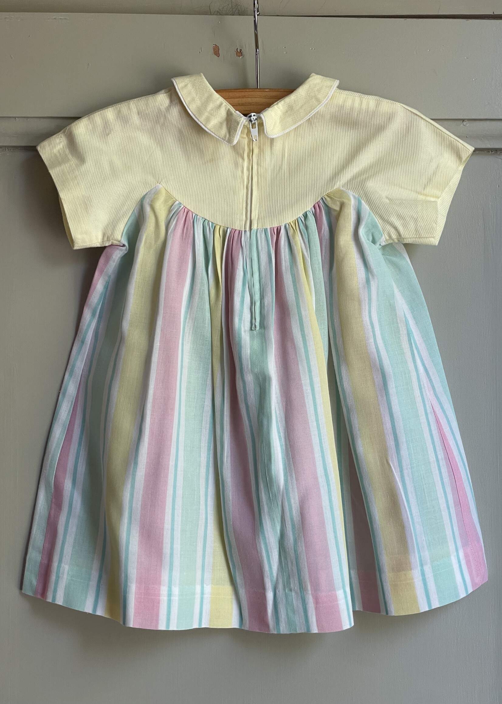 Vintage Striped Candy Dress 9m