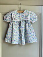 Vintage Pastel Floral Dress 6m