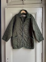 Vintage Green Light Quilted Jacket 10y
