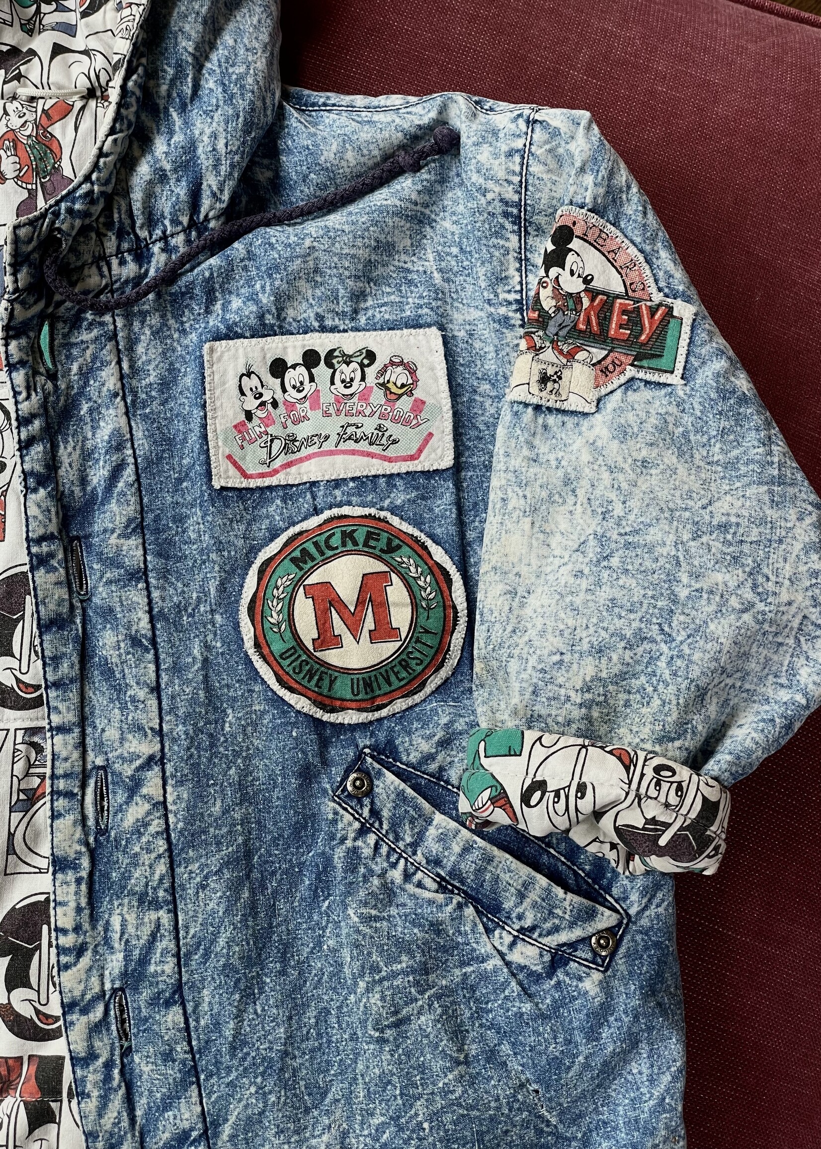 Vintage Acid Mickey Coat 4y