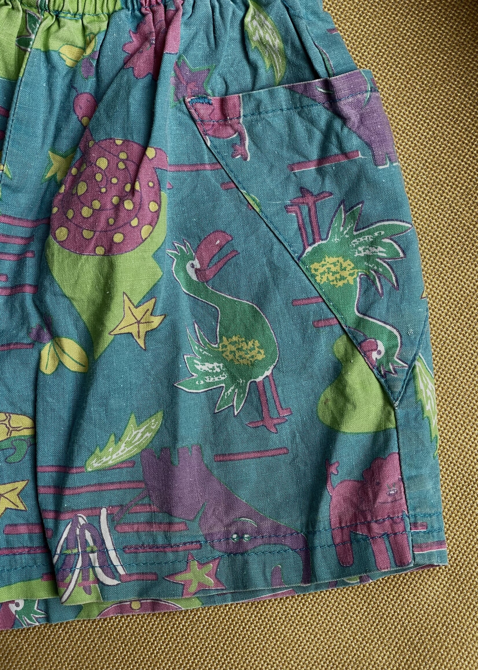 Vintage Animal Shorts 6y