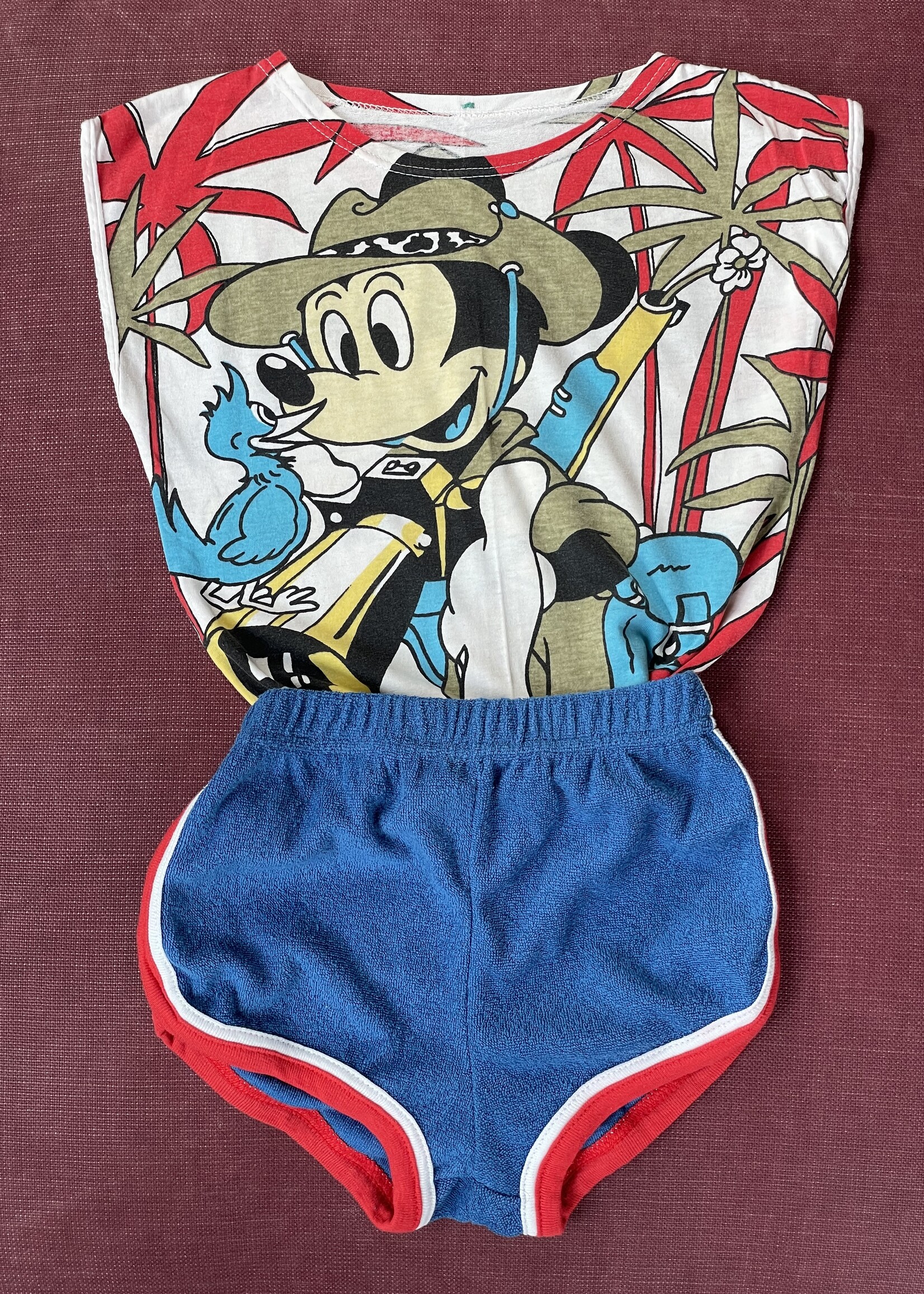 Handmade Mickey Top 4-6y