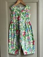 Vintage Floral Playsuit 2-3y