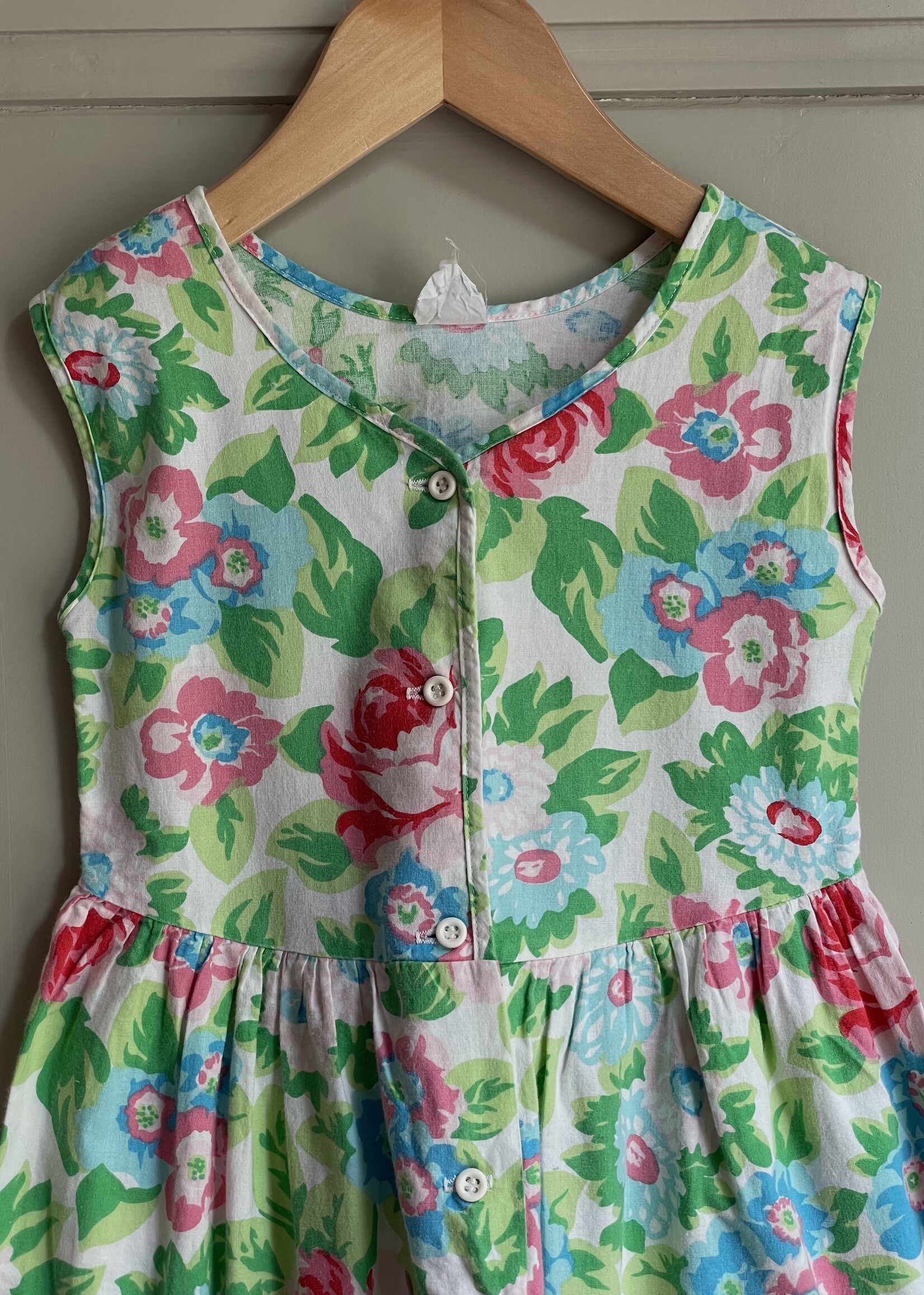 Vintage Floral Playsuit 2-3y