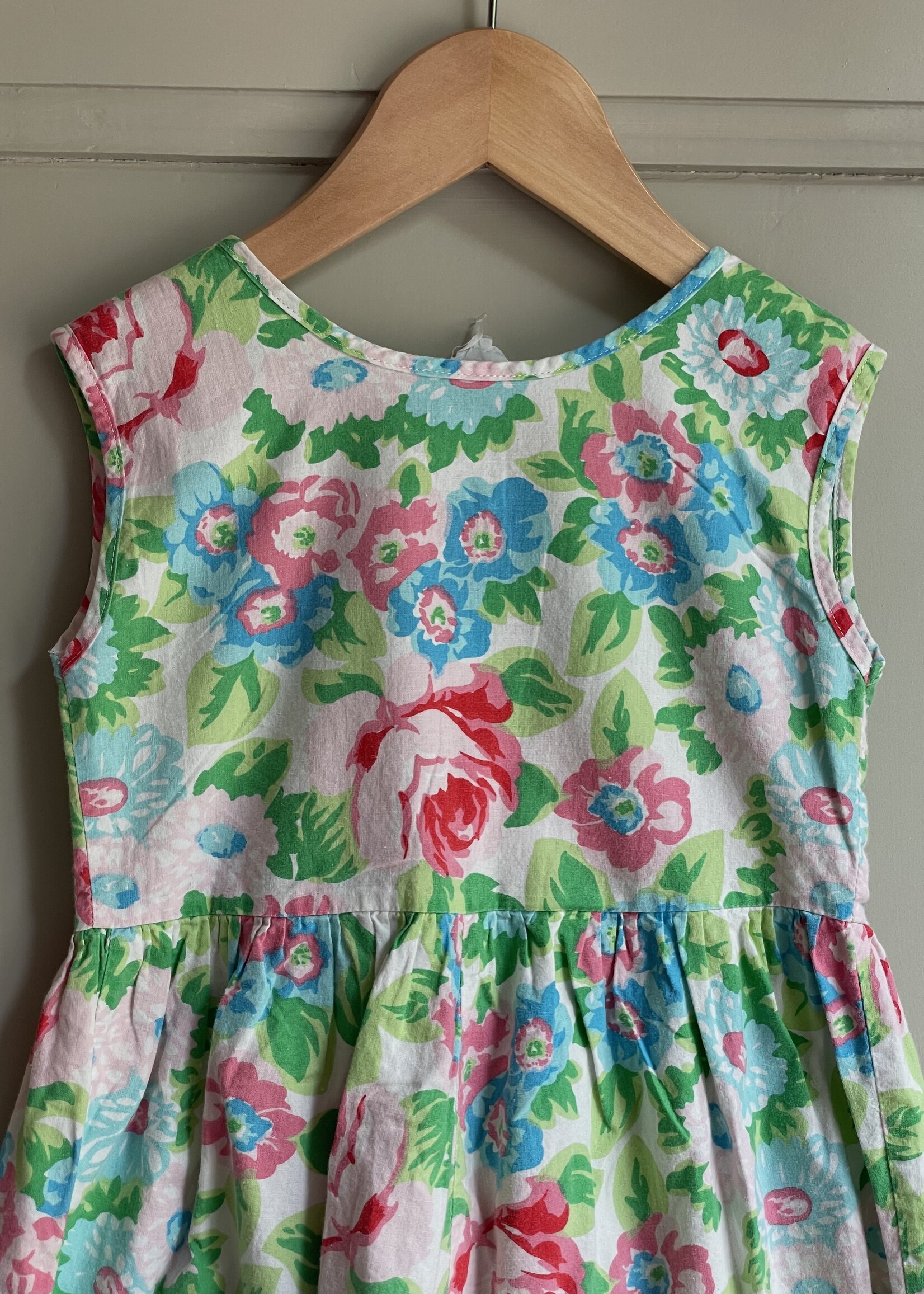 Vintage Floral Playsuit 2-3y