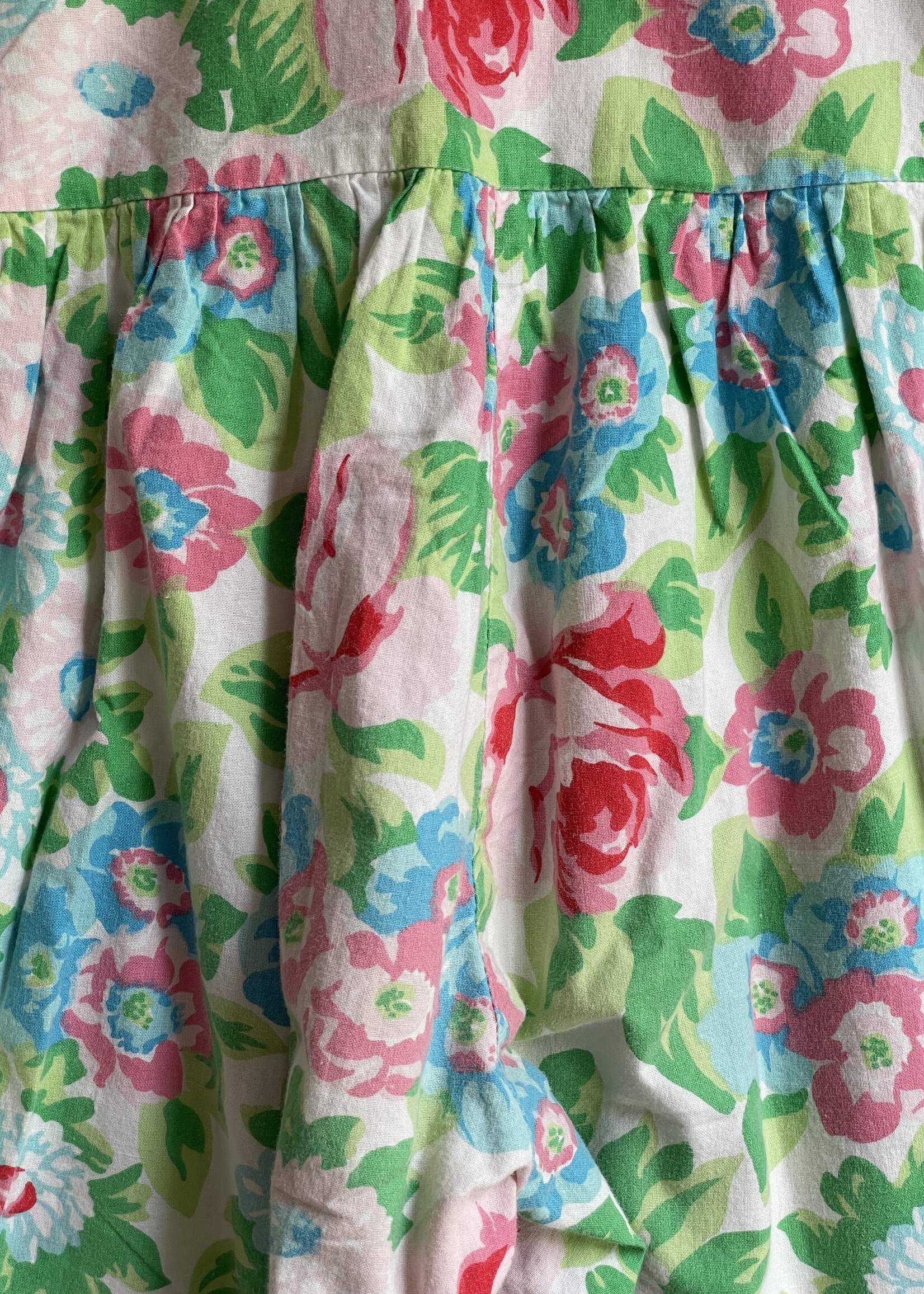 Vintage Floral Playsuit 2-3y