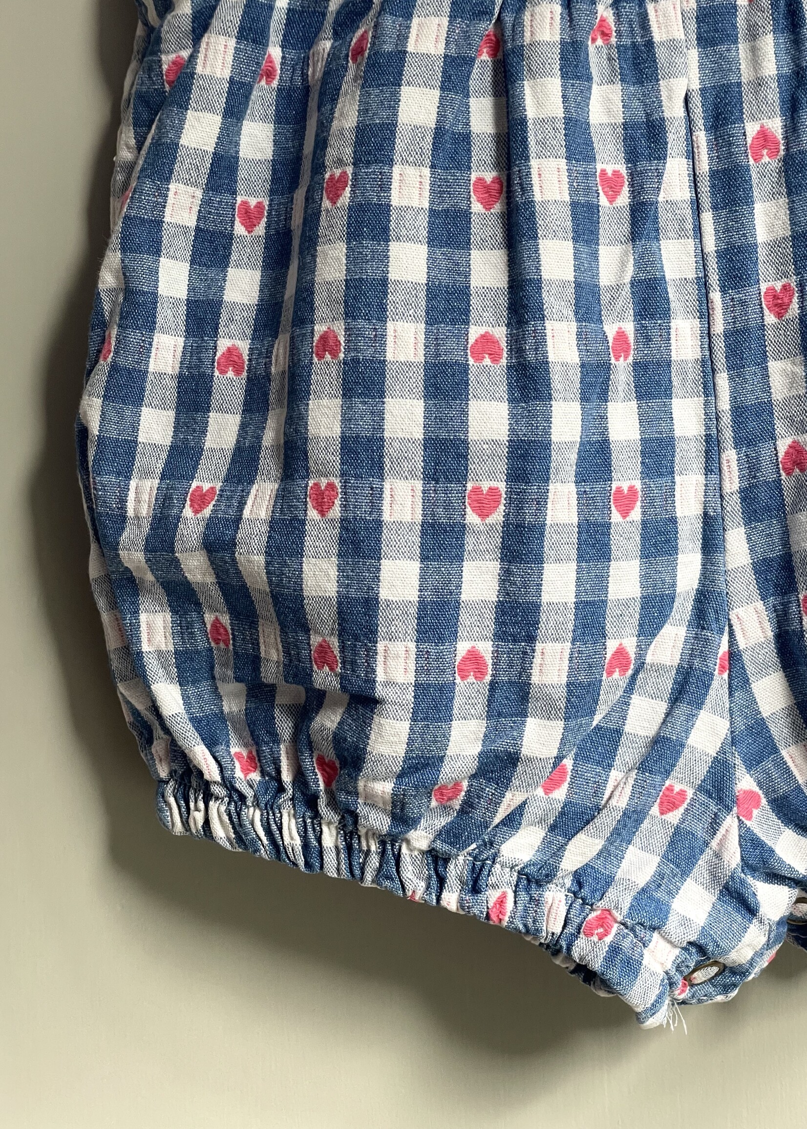 OshKosh Gingham Hearts Bloomer 18m