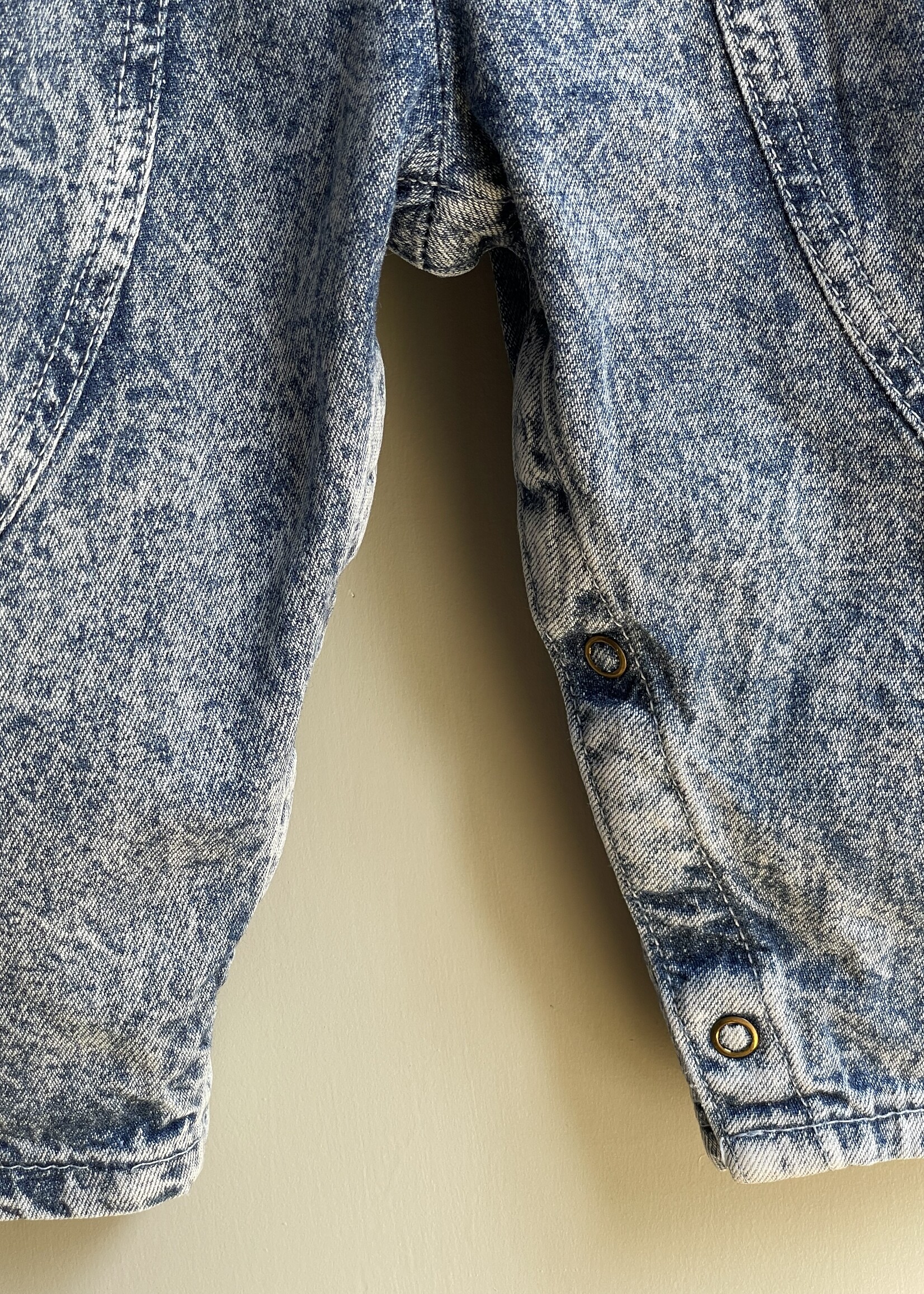 OshKosh Acid Denim Bubble Dungarees 18m