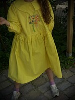 K'neeltje Bright Yellow Frilly Dress 10y
