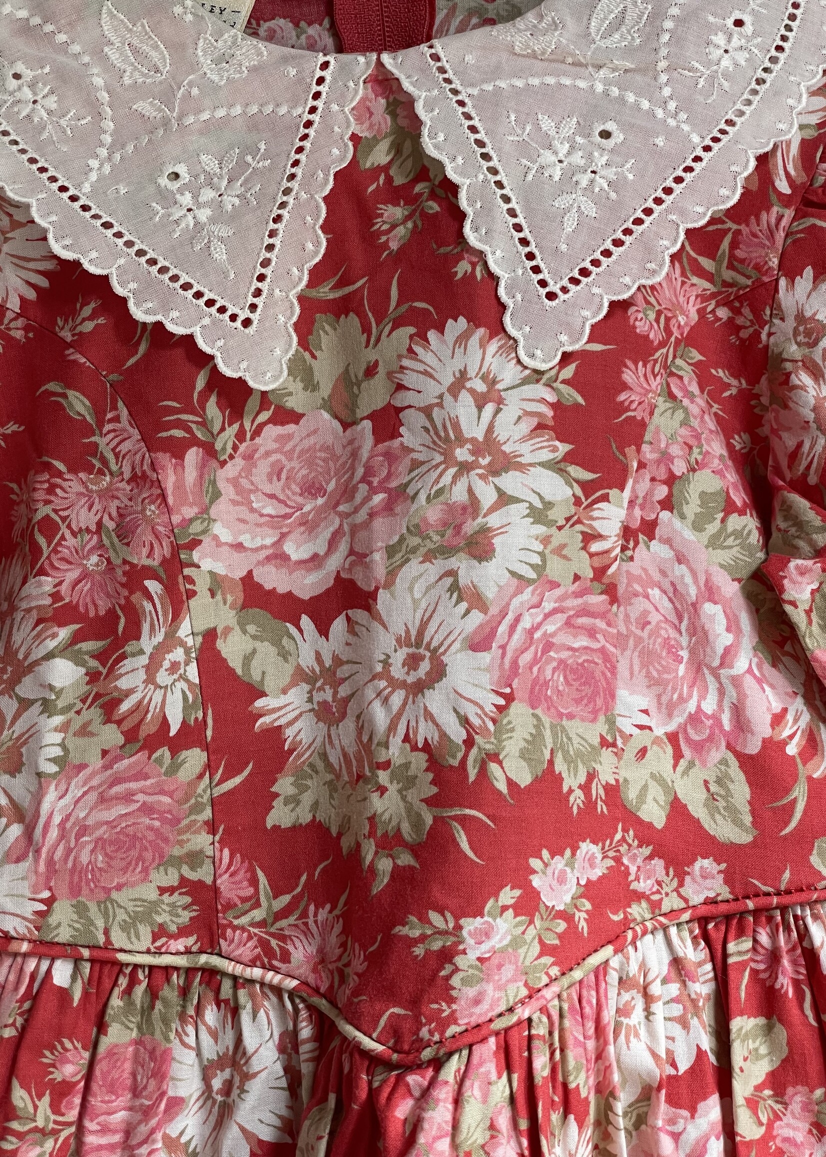 Laura Ashley Festive Floral Dress 3-4y
