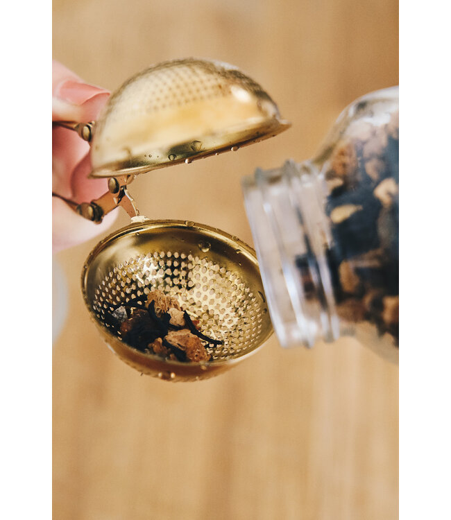 Tea strainer Gold Wellmark Business