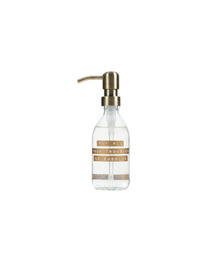 MAY ALL YOUR TROUBLES BE BUBBLES Hand soap 250ml fresh linen - brass pump
