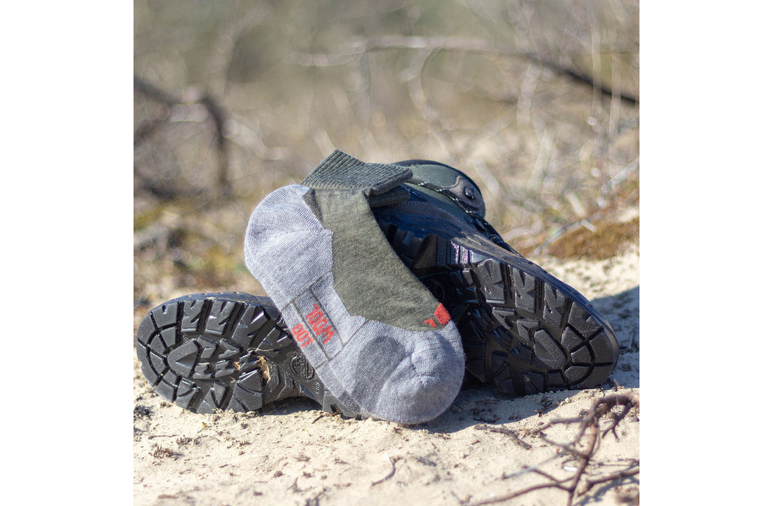Soga merino wollen quarter wandelsokken S12