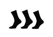 Merino wollen sokken met voetbed heren 3-pack