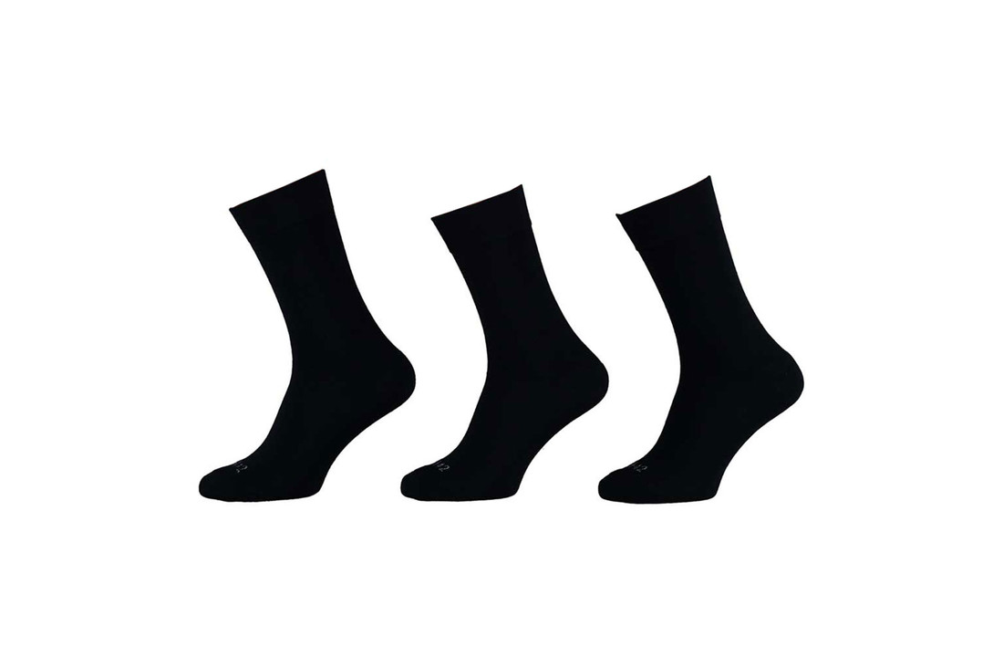 Apollo merino wollen sokken met voetbed heren 3-pack