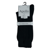 Apollo merino wollen sokken met voetbed heren 3-pack