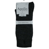 Apollo merino wollen sokken met voetbed heren 3-pack