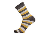 Gestreepte merino wollen sokken lifestyle