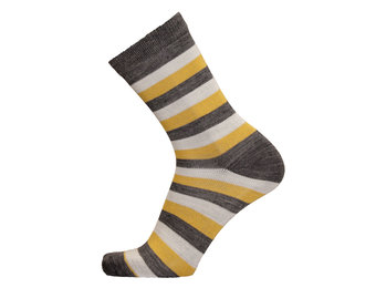 Gestreepte merino wollen sokken lifestyle