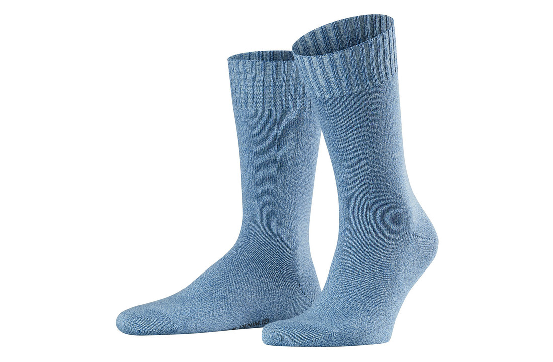 Falke denim.ID Wollen sokken met katoen