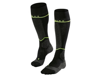 Heren compressie skisokken met wol sk