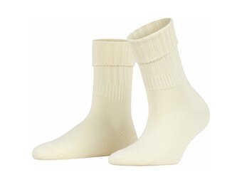 Striggings damessokken met rustieke rib