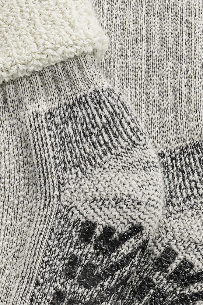 Soga warme merino wollen antislip sokken met badstof S4