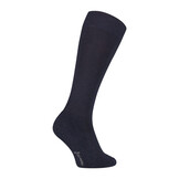 Soga nette en dunne merino wollen kniekousen met badstof voetbed S14