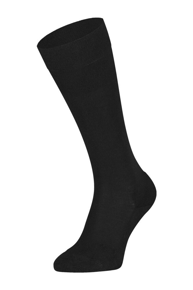 Soga nette en dunne merino wollen kniekousen met badstof voetbed S14