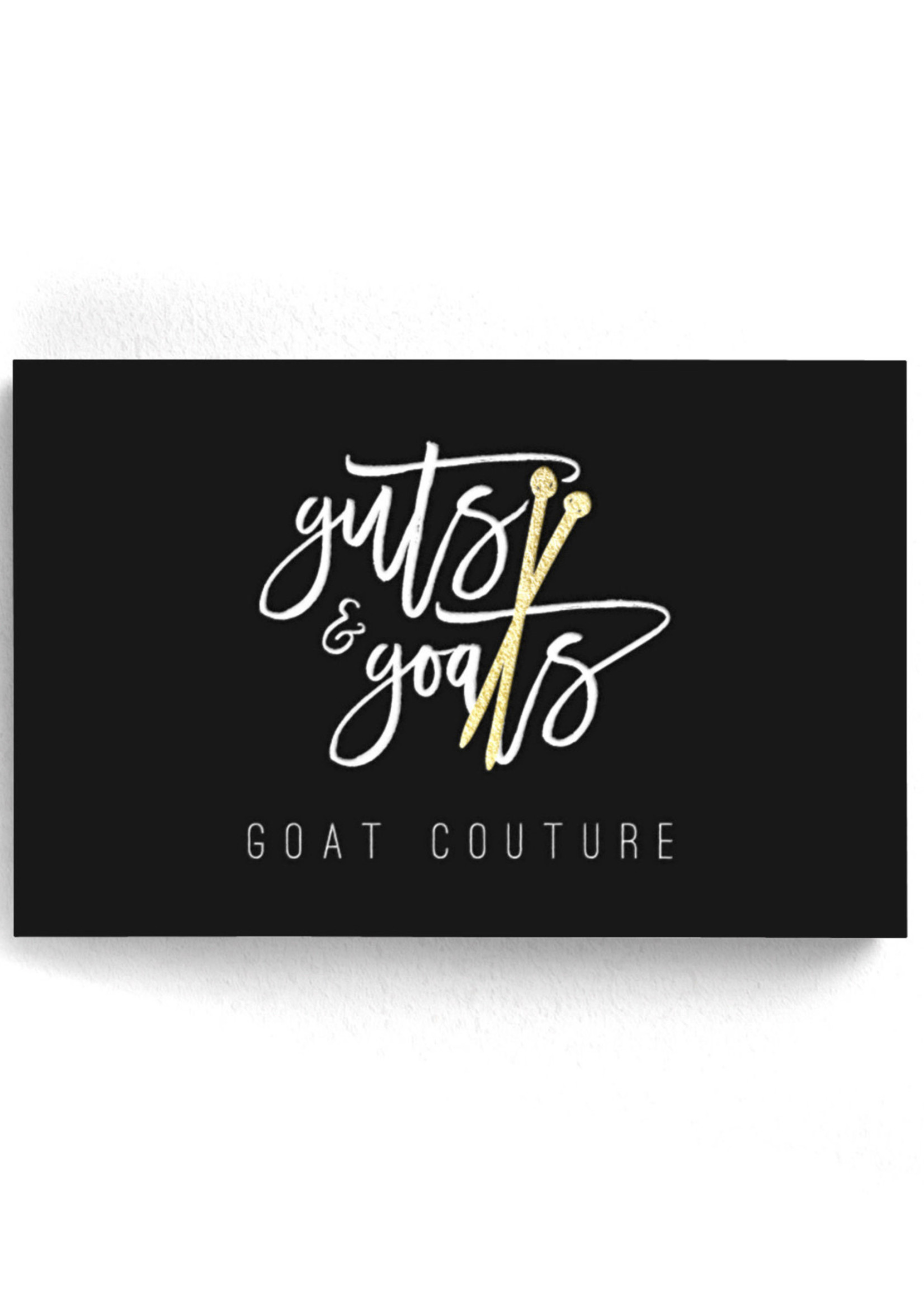 Guts & Goats Gift card €100,00