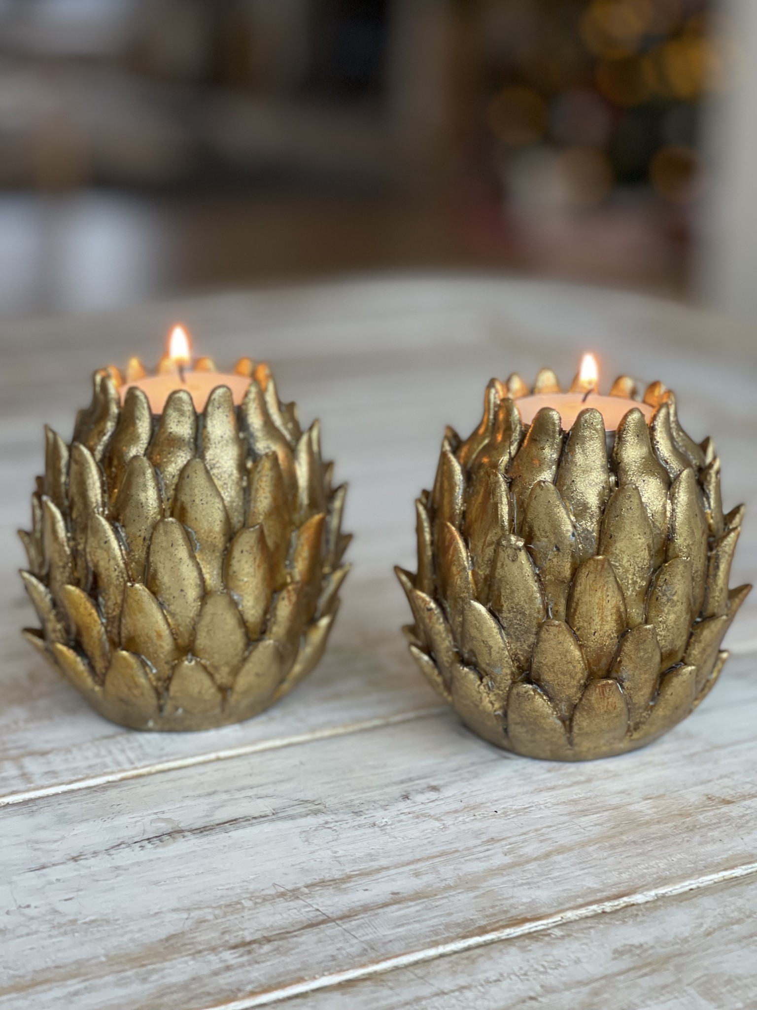 Artichoke Candle Holder Guts and Goats