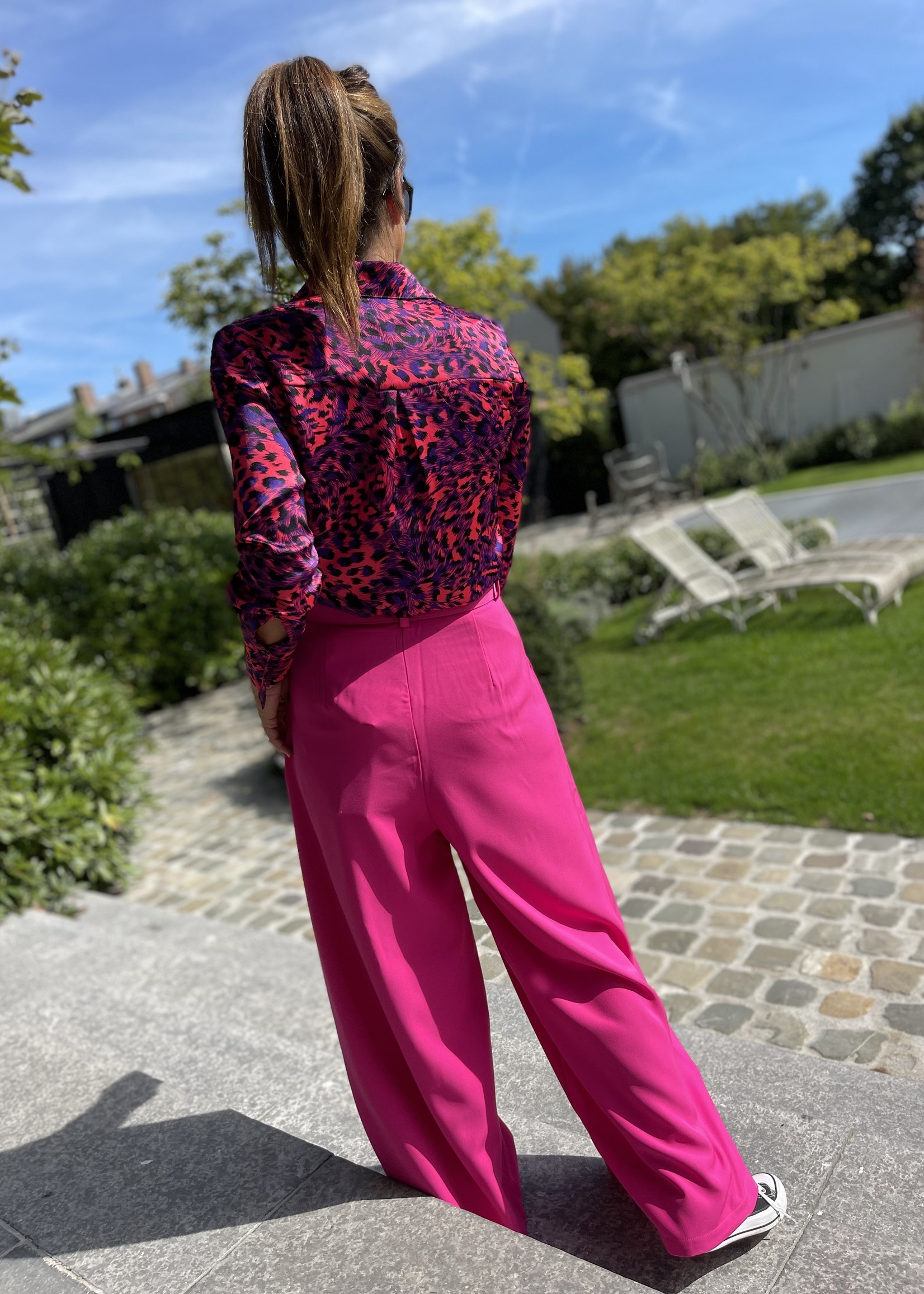 Hot Pink Linen Pants – Style Me Luxe
